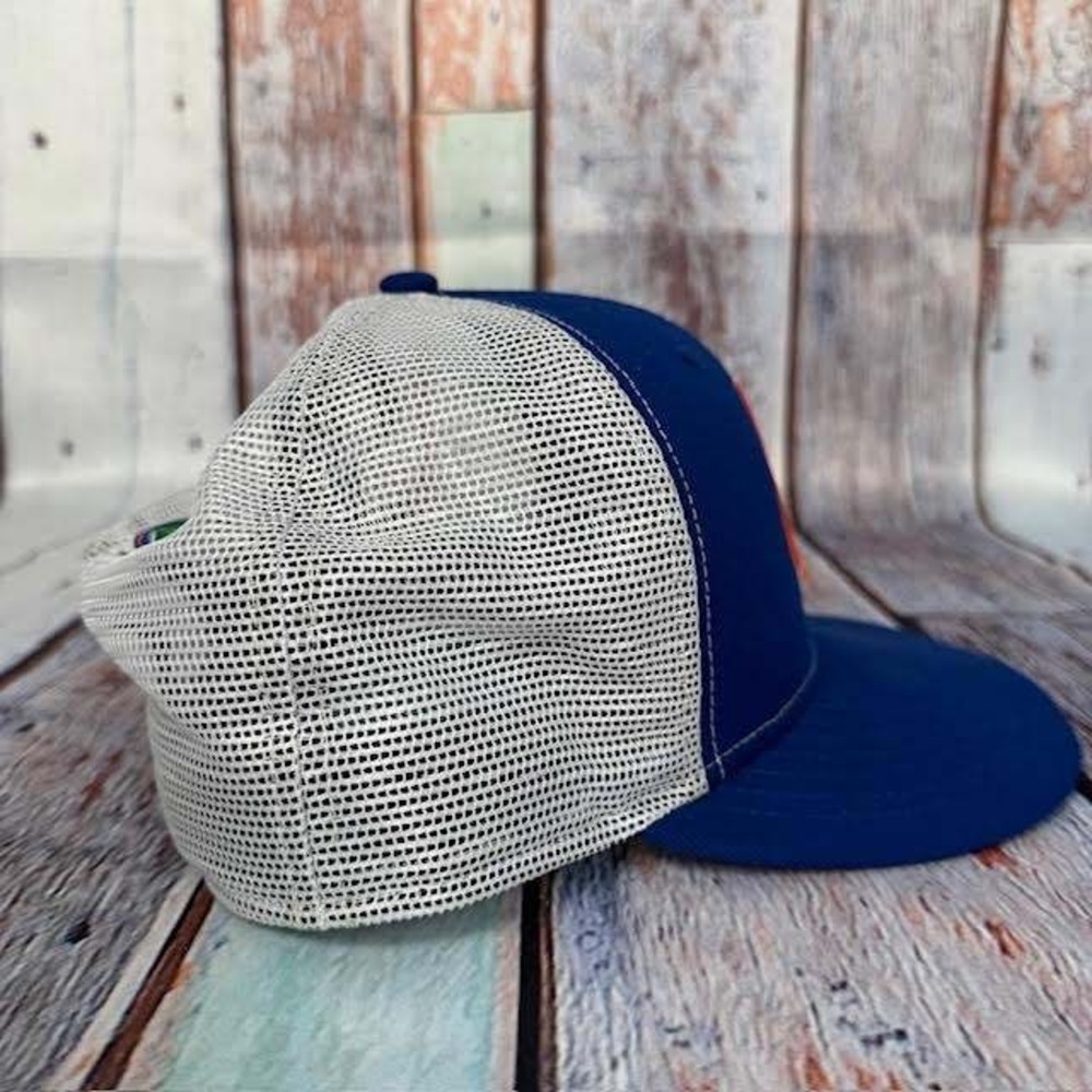 UF Florida Gators New Era Trucker Hat Mesh Snapback Blue Orange Trucker Football - Picture 6 of 8